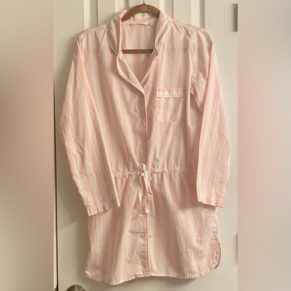 Victoria's Secret Cotton Long Sleeve Sleepshirt, Size: Small - Picture 2 of 11
